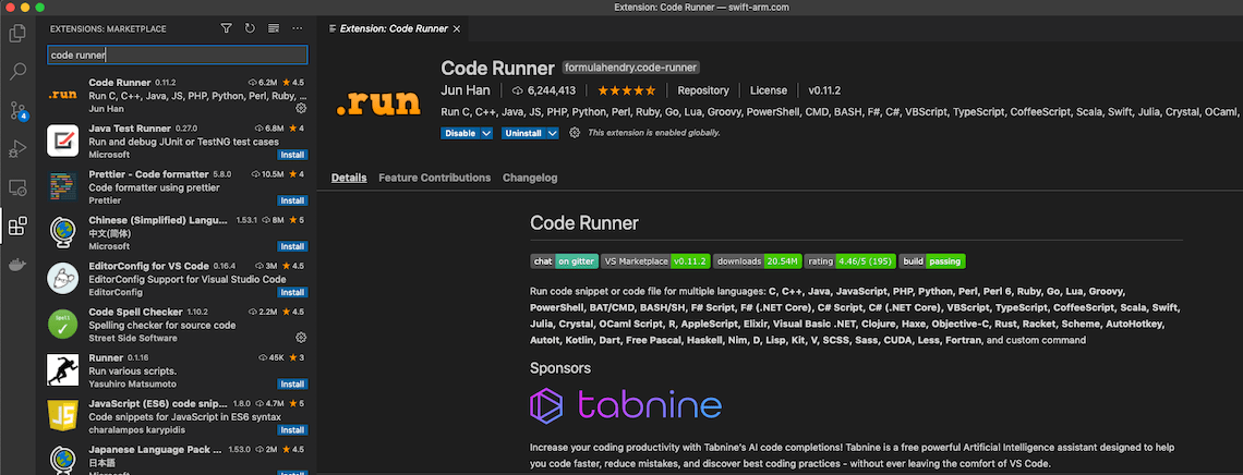 code runner