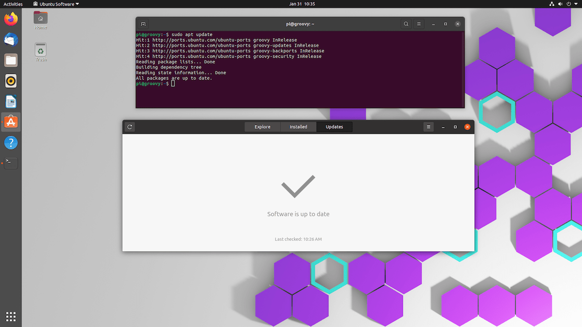 update os